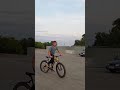 стант на спущенном колесе #mtb #automobile #bmx #велосипедный #трюковойвелосипед #automobile