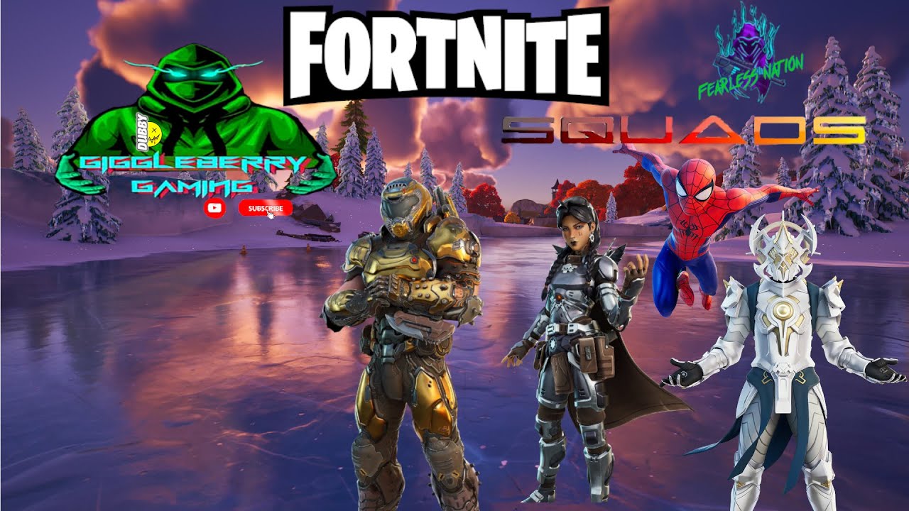🔴FORTNITE LIVE: ZERO BUILD:SQUADS: GIGGLEBERRY GAMING LIVE