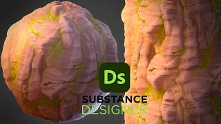 Stylized Cliff Rock Surface - Substance 3D Designer