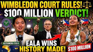 Alex Eala's Wimbledon Dream Ends—but Her Massive Prize Money Shocks the Tennis World