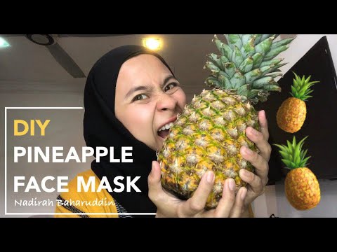 Diy pineapple face mask