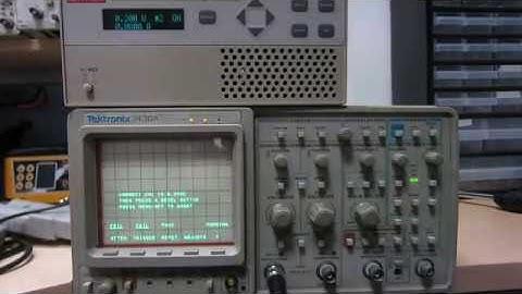 Tektronix 2430A external calibration procedure