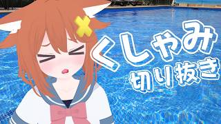 くしゃみ切り抜き