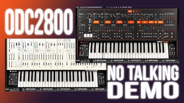 ODC 2800 Arp Odyssey by Cherry Audio ❌🗣️ NO TALKING❌🗣️ SOUNDS DEMO