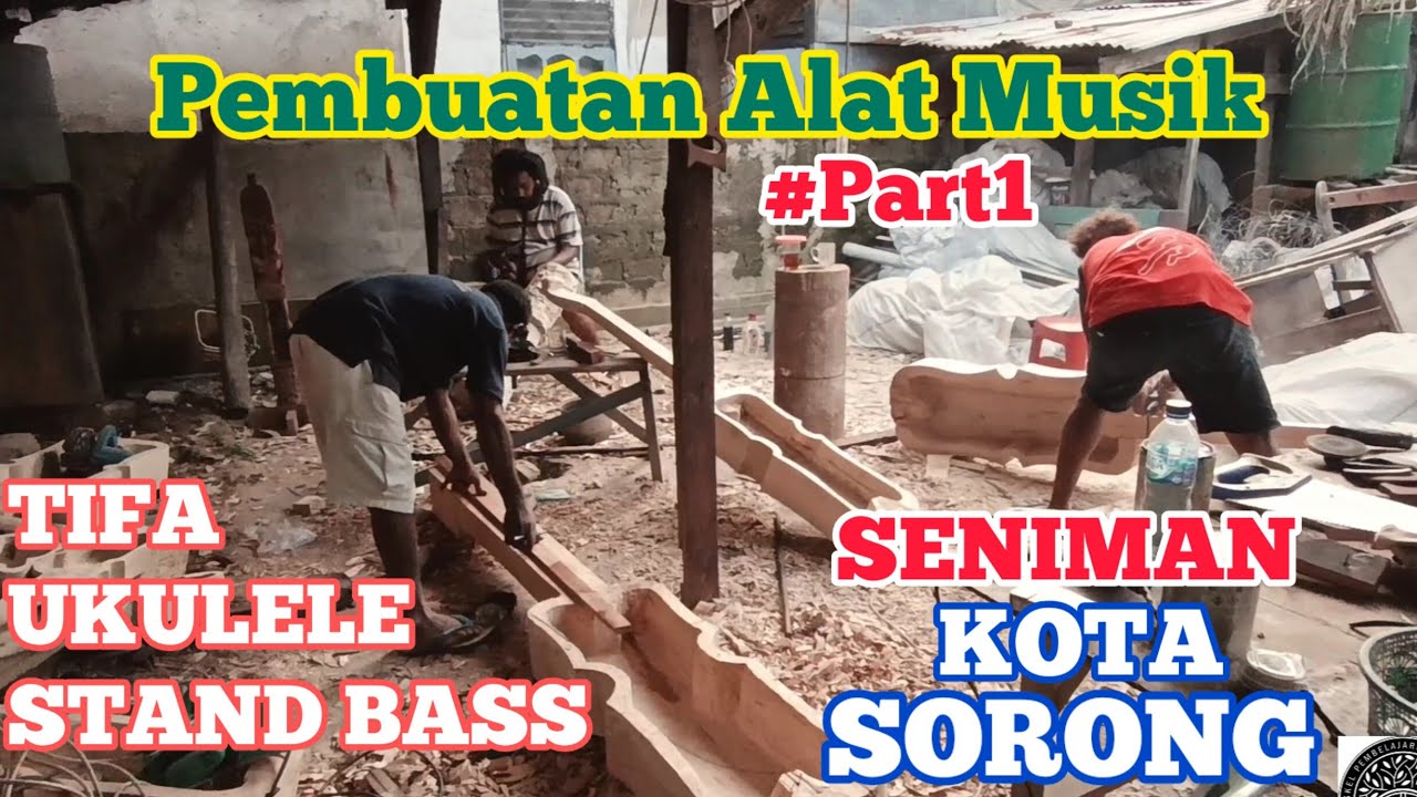 Pembuatan Alat Musik TIFA, UKULELE DAN STAND BASS || Part 1