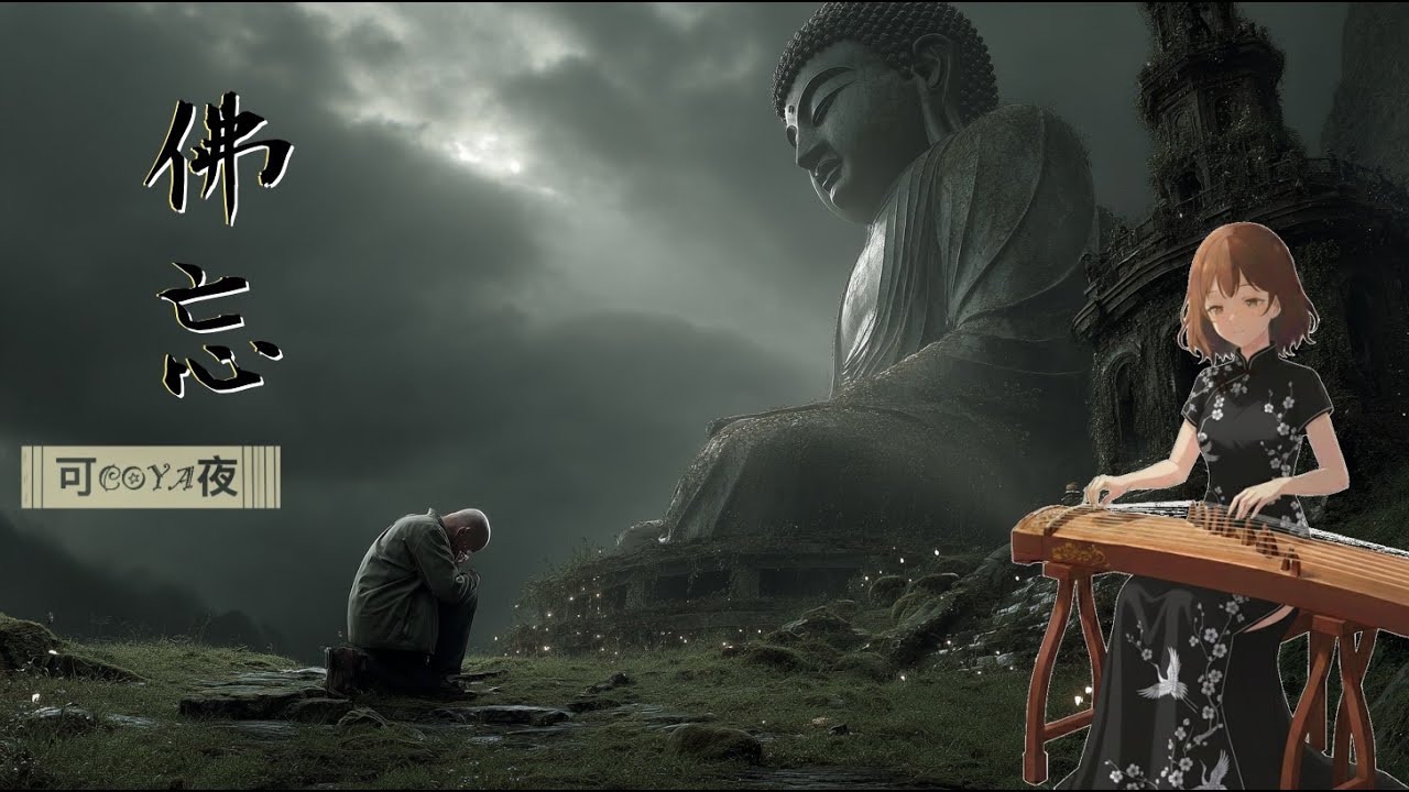 中國風｜夜雨問佛🌧️ 紅塵無渡💔《佛忘》｜凡人貪嗔癡 卿之我狂 #coya可夜 #lyricvideo #nhạc #古風 #lyrics #playlist