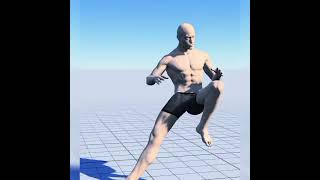3D Modeling Fighter Man #3D #modeling #pose #fight