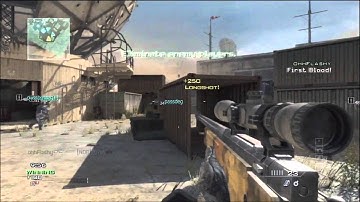 Fastest First Blood Ever?! MW3 S&D L118A NO-SCOPE!