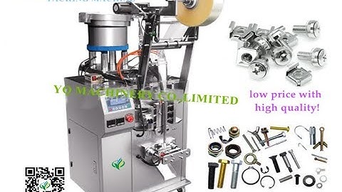 Automatic screw counting packing machines for hardware fastener nut bolt nail packer