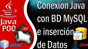 Java POO: Conexión MySQL e Insertar Datos