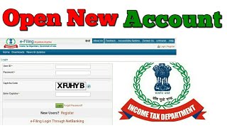 How to create Income tax Account | কিভাবে Income Tax এ নতুন Account করবেন