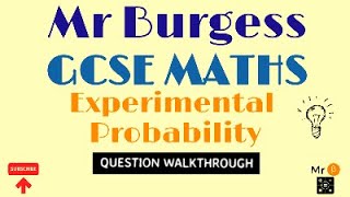 GCSE Maths - Experimental Probability screenshot 2