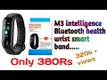 M3 intelligence Bluetooth health wrist smart band watch monitor/smart bracelet... Unboxing