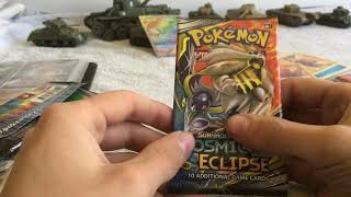 Opening a HYPER RARE!!!! from two boosterpacks Cosmic Eclipse