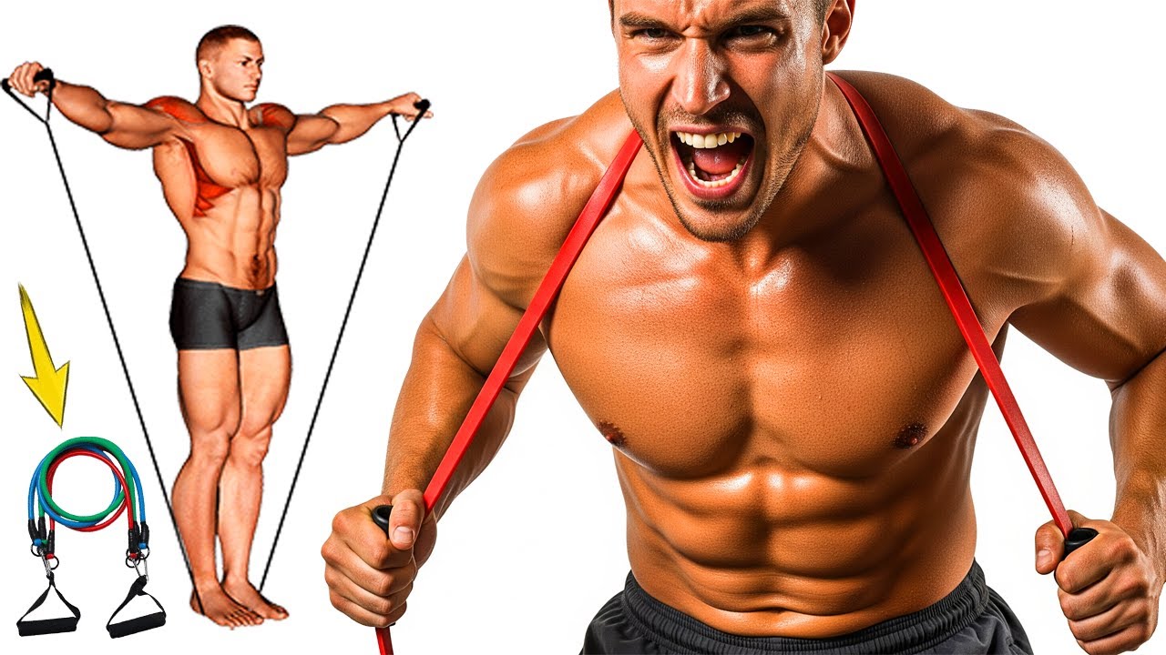 Full Body Resistance Band Workout At Home ( 6 EFFECTIVE EXERCISES ...