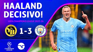 Thumbnail for HAALAND CRAVA DUAS VEZES E SALVA O MANCHESTER CITY NA CHAMPIONS! YOUNG BOYS 1 X 3 MANCHESTER CITY