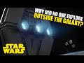 Why did no one explore OUTSIDE the Star Wars Galaxy? | Star Wars Legends and Canon