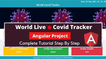 World Live Covid Tracker App In Angular | Angular Project Corona Live Tracker
