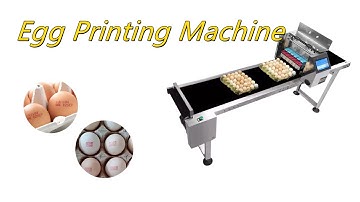 automatic eggs expiry date printing machine egg stamping code machine