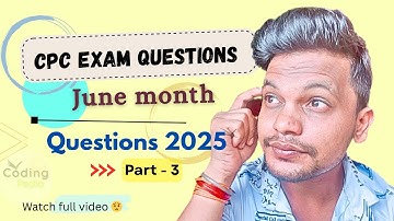 CPC exam 2025 ll June month questions ll Part 3 #cpcexam #aapc #cpc #cpt #medicalexam #coding