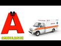ABC Song Phonics, Transportation Song, ABC Song, Alphabet Educational Song A to Z for kids