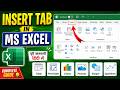 #Insert Tab in MS #excel  in #Hindi | Complete Insert Tab Tutorial | Tables Charts PivotTable PART 2