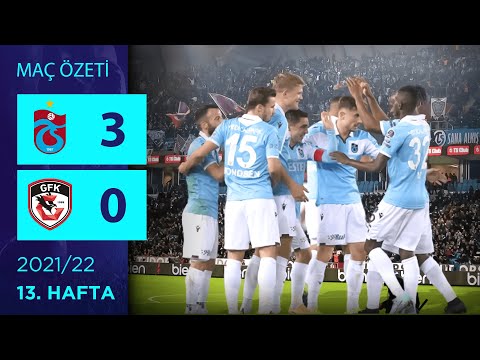 ÖZET: Trabzonspor 3-0 Gaziantep FK | 13. Hafta - 2021/22