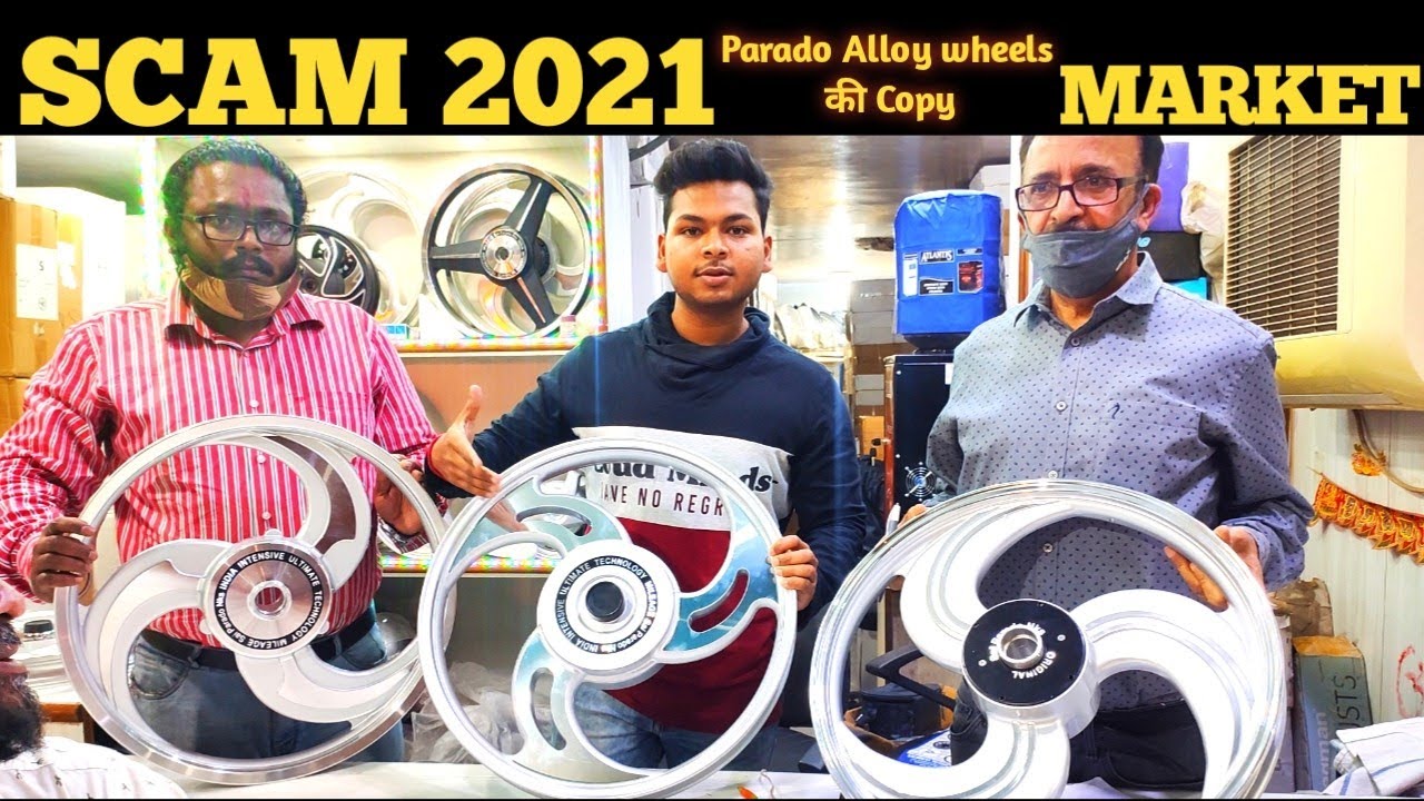 Parado Alloy SCAM In Karolbagh | NKS Parado | cheapest bike accessories market starts @1500Rs/-