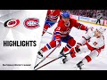 NHL Highlights | Hurricanes @ Canadiens 2/29/20