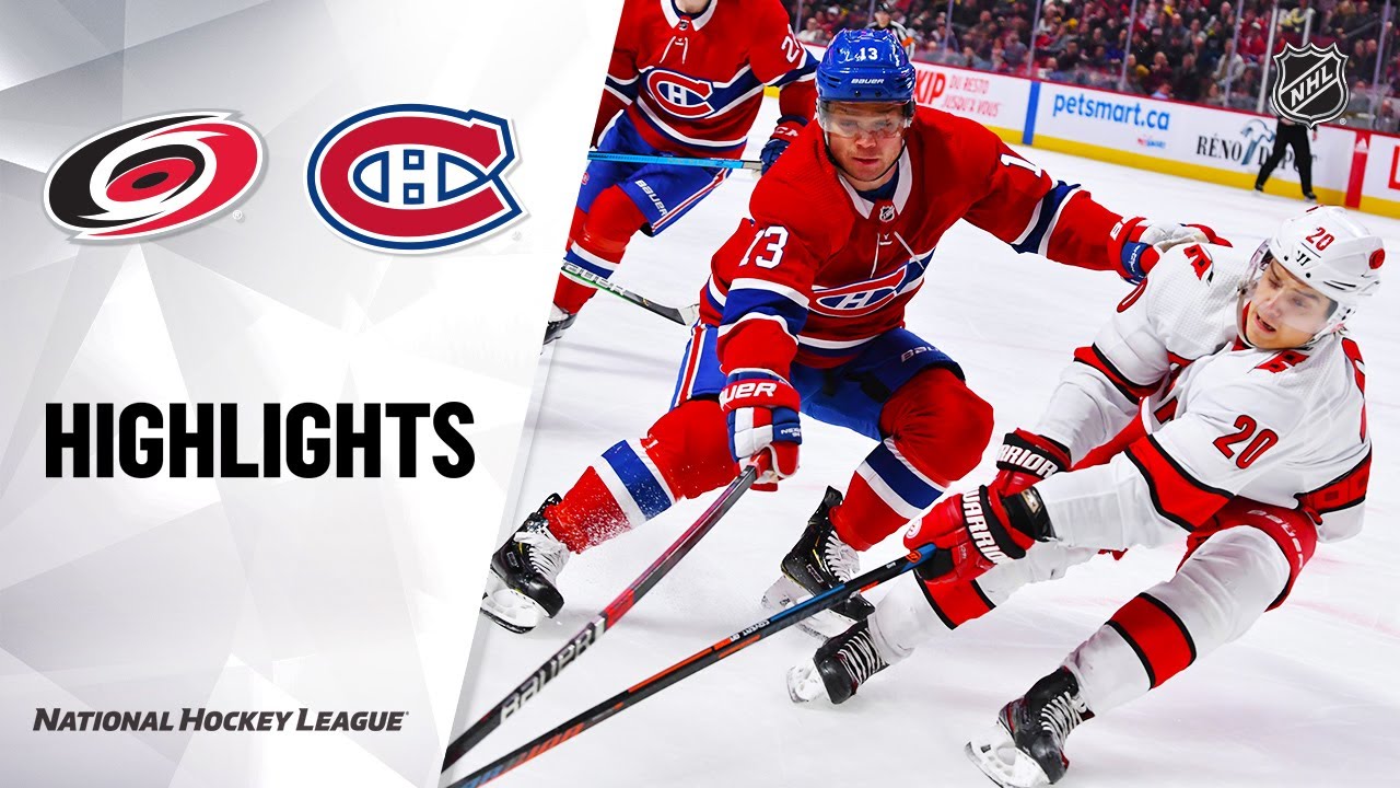 Nhl Highlights Hurricanes Canadiens 2 29 20 Youtube