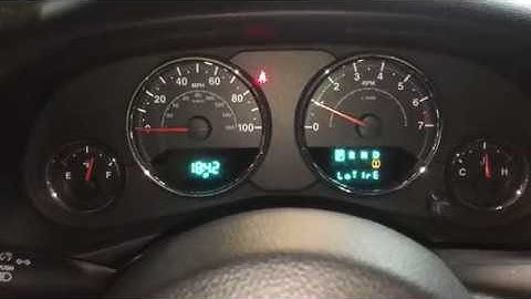 Jeep Wrangler Low Tire Pressure Warning Reset (2006-2018)