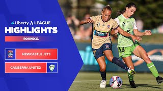 Newcastle Jets v Canberra United FC - Highlights | Liberty A-League 2023-24 | Round 11