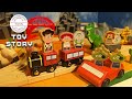 TOY STORY 3 wooden railway. ToysRus DISNEY HELLO! WOODEN WORLD.