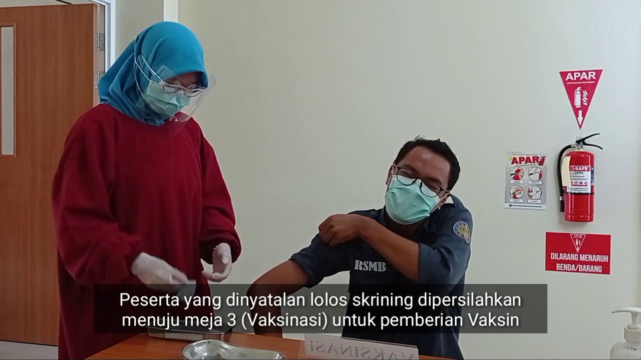 Simulasi Vaksinasi Covid 19 RSU PKU Muhammadiyah Banjarnegara