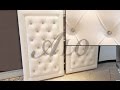 DIY: CRYSTAL TUFTED FURNITURE PIECE AS A BACKDROP | diy  - ALO Upholstery