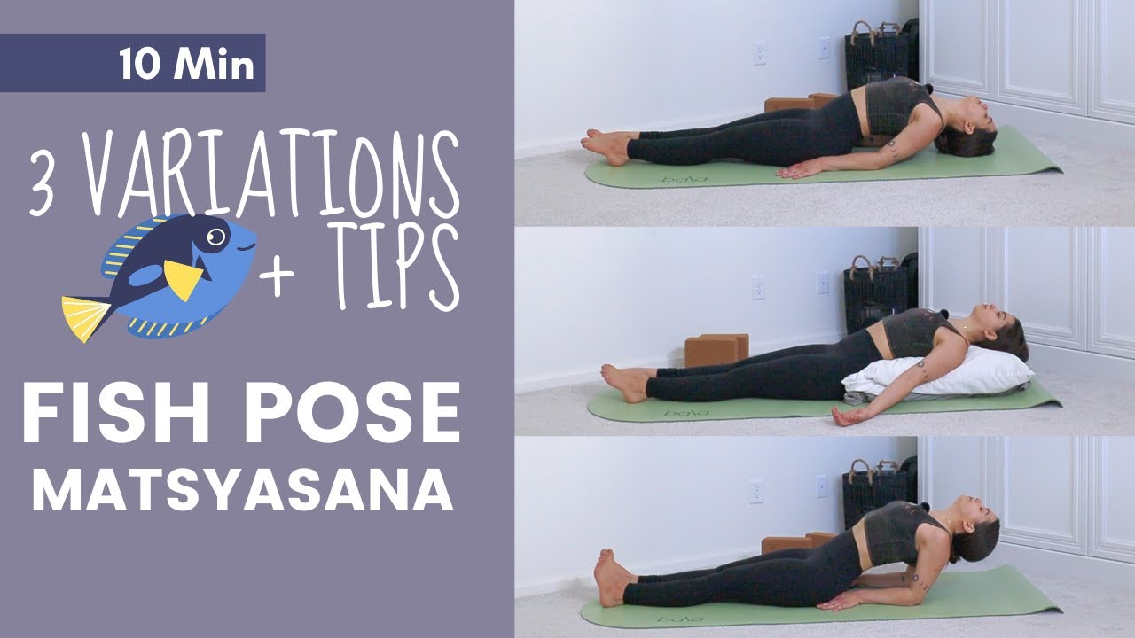 Matsyasana - Fish pose benefits - YOGATEKET