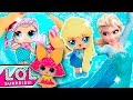 Muñecas LOL Sorpresa - Tutorial ELSA FROZEN - Juguetes en Español ♥ Lil Outrageous Littles