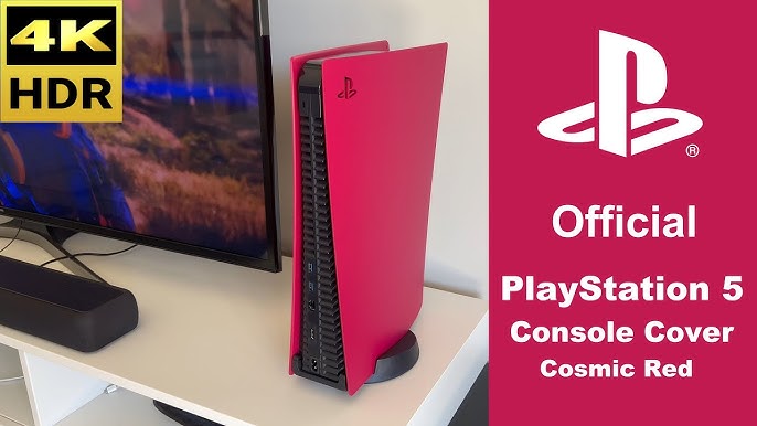 PS5™ Digital Edition Covers – Cosmic Red