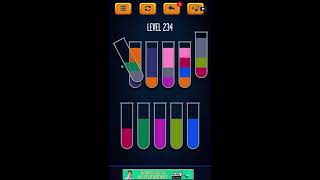 Water Sort Puzzle - Color Liquid Sorting Game Level 234 Solution