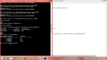 Configure oracle database in flashback mode. And how to works guaranteed restore point!