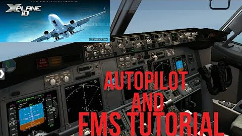 X PLANE 10 MOBILE [ how to make a flight plan and autopilot ] BOEING 737 800 TUTORIAL