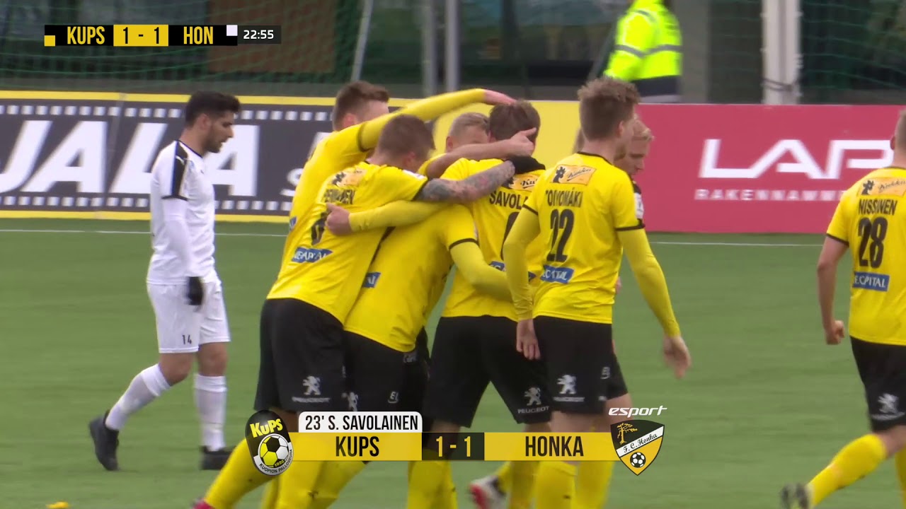 HonkaTV Kooste: KuPS - Esport Honka (8.4.2018)