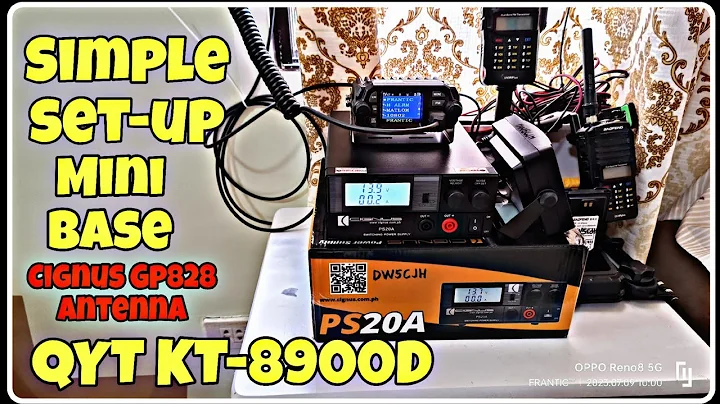 Simple Mini Base Set-up | QYT KT-8900D 25watts | Cignus GP828 Antenna