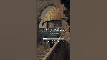 إن ينصركم الله فلا غالب لكم / قران كريم