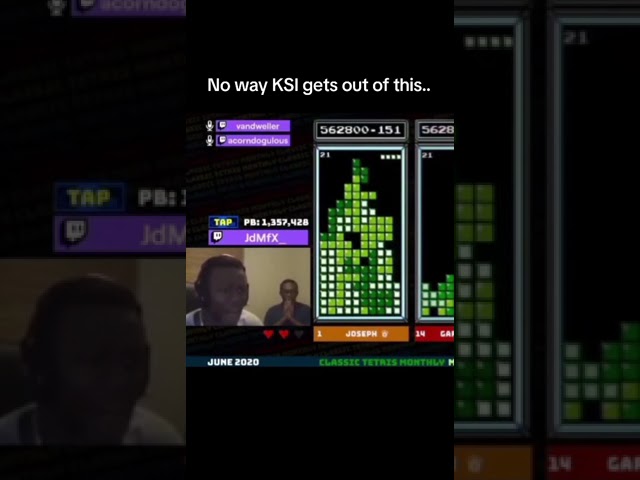 Jd in 2020 was wild #ctm #nes #tetris #ctwc #classictetris #ksi class=