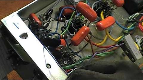 Replacing .015 Black Cat Capacitors In A Late Model Leslie 122 Amplifier