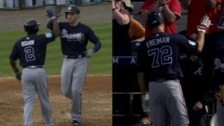 ATL@HOU: Freeman, Freiman go deep from the three-spot