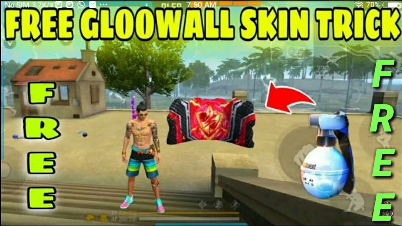 Free gloo wall skin in free š„ fire - YouTube