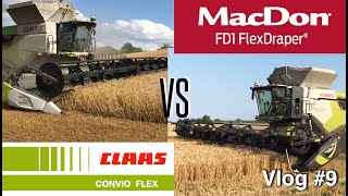 Macdon FD1 vs Claas Convio Drapers | Vlog #9