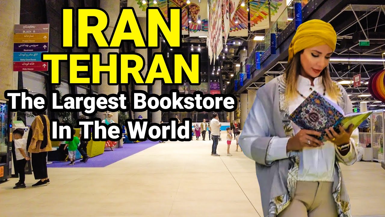 IRAN - The largest Bookstore In The World In Tehran 2022 Tehran Book Garden ایران